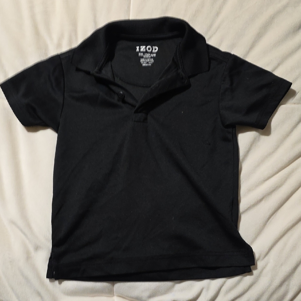 3 IZOD Kids Polo Shirt in Black